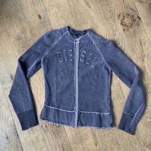 Diesel Vintage 100% cotton zip up